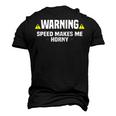 Warning Speed Makes Me Horny Awesome Mechanic Men's 3D T-Shirt Back Print Black