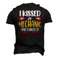 Her Wedding Anniversary I Kissed A Mechanic I Like It Men's 3D T-Shirt Back Print Black