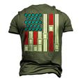 4Th Of July Elevator Mechanic Engineer Usa Elevator Men's 3D T-Shirt Back Print Army Green