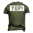 Did We Become Best Friend Yup Dad Baby Matching Fathers Day Men's 3D T-Shirt Back Print Army Green