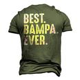 Best Bampa Ever For Men Grandad Fathers Day Bampa Men's 3D T-shirt Back Print Army Green