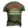 Best Daughterinlaw From Motherinlaw Or Fatherinlaw Men's 3D T-Shirt Back Print Army Green
