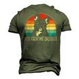 Best Frenchie Dad Ever French Bulldog Lover Fathers Day Men's 3D T-Shirt Back Print Army Green