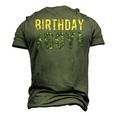 Birthday Boy Army Military Party Camouflage Lover Men's 3D T-Shirt Back Print Army Green