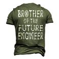 Brother Of The Future Engineer Kids Mechanic Birthday Party Men's 3D T-Shirt Back Print Army Green
