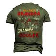 Car Bike Motorcycle Lover I Am A Cool Biker Grandpa Men's 3D T-Shirt Back Print Army Green
