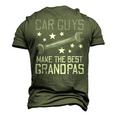 Car Guys Make The Best Grandpas Garage Auto Mechanic Men Men's 3D T-Shirt Back Print Army Green