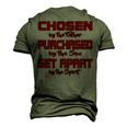 Chritian Father Son Holy Spirit Men's 3D T-Shirt Back Print Army Green