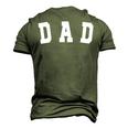 Dad Cool Fathers Day Idea For Papa Dads Men Men's 3D T-Shirt Back Print Army Green