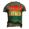Dad Father Bod Figure Apparel I Father’S Day Beer Gag Drink Men's 3D T-Shirt Back Print Army Green