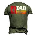 Dad The Man The Lineman The Legend Electrician Men's 3D T-shirt Back Print Army Green