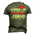 Dad The Man The Myth The Cycling Legend Cyclist Men's 3D T-shirt Back Print Army Green