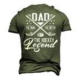 Dad The Man The Myth The Hockey Legend Fathers Day For Dad Men's 3D T-shirt Back Print Army Green