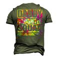 Daddy And Daughter Matching Father Daughter Squad Men's 3D T-Shirt Back Print Army Green