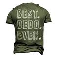 Dedo From Grandchildren For Grandad Best Dedo Ever Men's 3D T-shirt Back Print Army Green