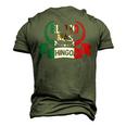El Tio Mas Chingon Mexican Uncle Men's 3D T-Shirt Back Print Army Green
