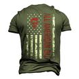 Fathers Day All American Patriot Usa Dad 4Th Of July Men's 3D T-Shirt Back Print Army Green