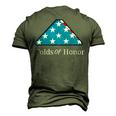 Folds Of Honor Fallen Military First Responders Patriotic Men's 3D T-Shirt Back Print Army Green