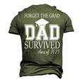 Forget The Grad Dad Survived Class Of 2023 Graduation Men's 3D T-Shirt Back Print Army Green