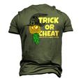 Halloween Trick Or Cheat Let Husband Watch Swingers Women Men's 3D T-Shirt Back Print Army Green