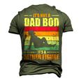 Its Not A Dad Bod Its A Father Figure Fathers Day Men's 3D T-Shirt Back Print Army Green