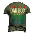 Its Not A Dad Bod Its A Father Figure Saying Dad Men's 3D T-Shirt Back Print Army Green