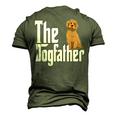 Labradoodle Dog Dad Dogfather Dogs Daddy Father Men's 3D T-Shirt Back Print Army Green