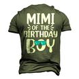 Mimi Of The Birthday Boy Mom Dad Kids Matching Men's 3D T-Shirt Back Print Army Green