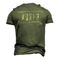 Murph Memorial Day Workout Wod Badass Military Workout Men's 3D T-Shirt Back Print Army Green