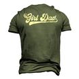 New Girl Dad Of Girls Daddy Fathers Day Men's 3D T-Shirt Back Print Army Green