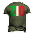 New Uncle T Italian Zio Italian American Uncles Men's 3D T-Shirt Back Print Army Green