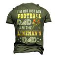 Im Not Just Any Football Dad I Am The Linemans Dad Men's 3D T-Shirt Back Print Army Green