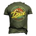 Promoted To Dad 2023 For New Dad First Time Men's 3D T-Shirt Back Print Army Green