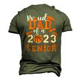 Proud Dad Of A 2023 Senior 23 Basketball Graduation Men's 3D T-Shirt Back Print Army Green
