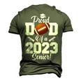 Proud Dad Of A Football Senior 2023 Football Dad Men's 3D T-Shirt Back Print Army Green