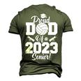 Proud Dad Of A Volleyball Senior 2023 Volleyball Dad Men's 3D T-Shirt Back Print Army Green