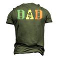 Skateboard Skater Dad Skating Skateboarding Fathers Day Men's 3D T-shirt Back Print Army Green