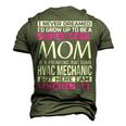 Super Cool Mom Of Hvac Mechanic T Men's 3D T-Shirt Back Print Army Green