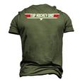 Top Hockey Dad Father 80S Fathers Day Men's 3D T-Shirt Back Print Army Green
