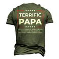 Trump Grandpa Grandfather Donald Trump Men's 3D T-Shirt Back Print Army Green