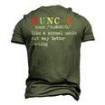 Uncle Hunkle Definition Mens Boys Girls Men's 3D T-Shirt Back Print Army Green