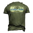Usa Proud Army National Guard Grandpa Soldier Men's 3D T-Shirt Back Print Army Green