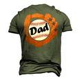 Vintage Baseball Dad Baseball Fans Sport Lovers Men Men's 3D T-Shirt Back Print Army Green