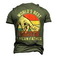 Worlds Best Farter I Mean Father Day Dad Day Men's 3D T-Shirt Back Print Army Green