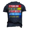21St Birthday Son Daughter Dad Father 21 Years Needs A Beer Men's 3D T-Shirt Back Print Navy Blue