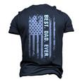 4Th Of July Dad Us American Flag Fourth Patriotic Usa Men's 3D T-Shirt Back Print Navy Blue