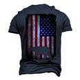 American Bear Hunter Patriotic For Dad Fathers Day Men's 3D T-Shirt Back Print Navy Blue