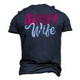 Army Wife Military Soldier Veterans Day Vintage Men's 3D T-Shirt Back Print Navy Blue