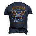 Autism Dad Doesnt Come With A Manual Autism Awarenes Men's 3D T-Shirt Back Print Navy Blue