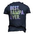 Best Bampa Ever For Men Grandad Fathers Day Bampa Men's 3D T-shirt Back Print Navy Blue